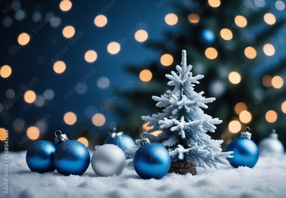 blue christmas background with balls blue christmas background with balls