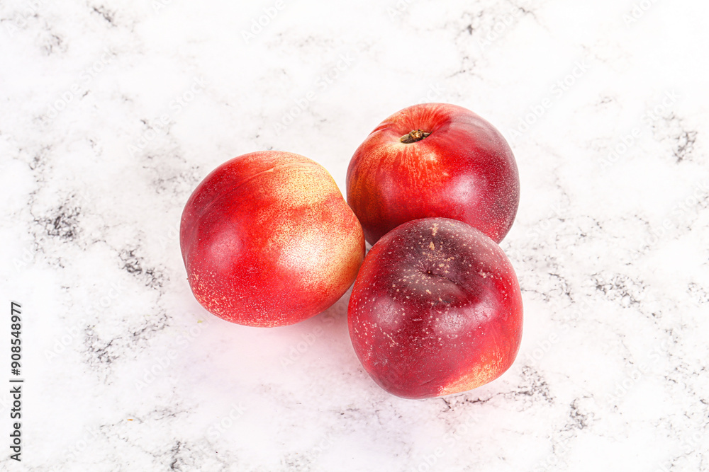 Ripe sweet juicy nectarines heap Ripe sweet juicy nectarines heap