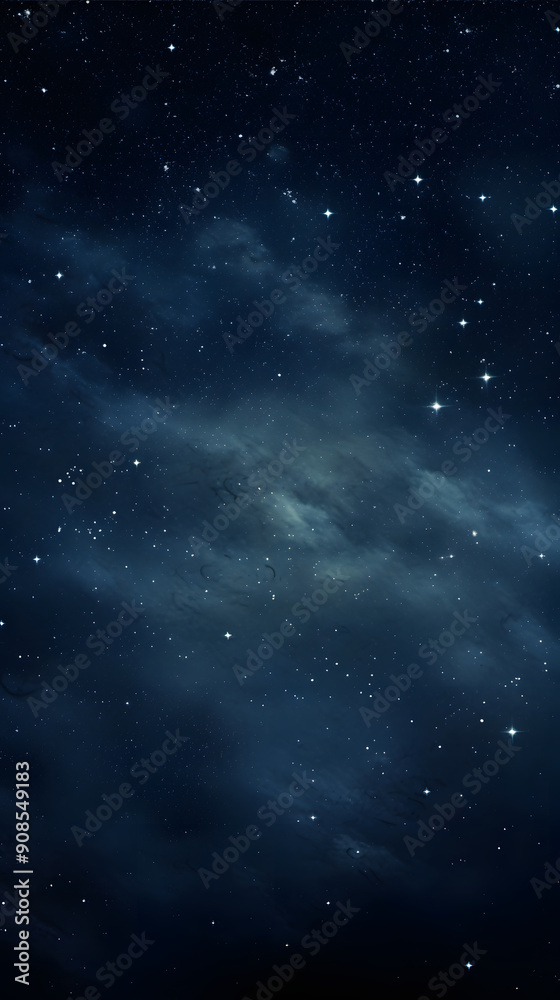Obraz premium Digital night scene starry sky scene abstract graphic poster background