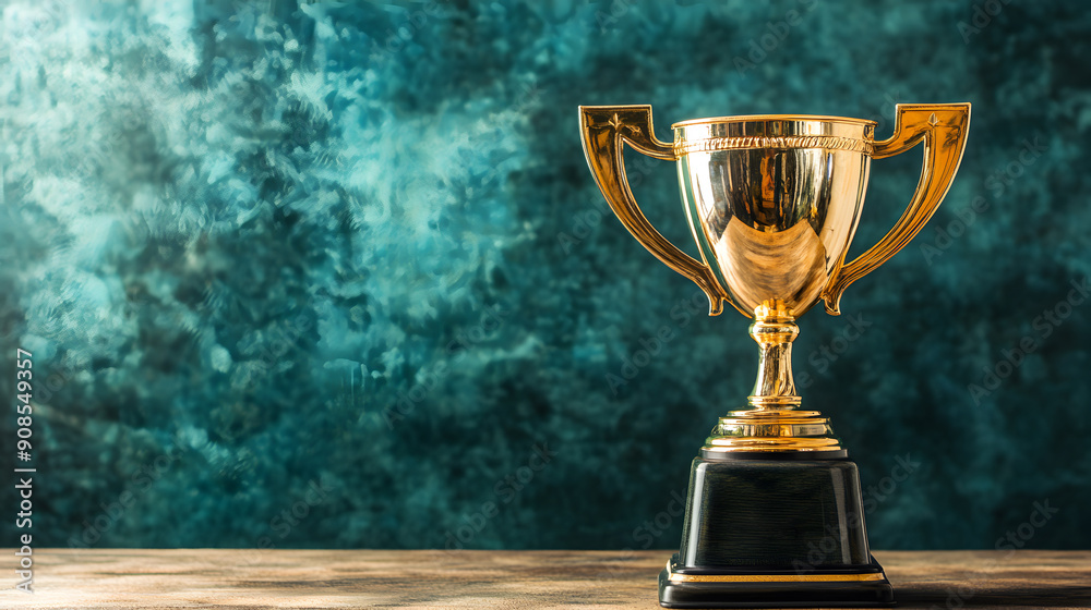Gold medal trophy with an isolated background Gold medal trophy with an isolated background