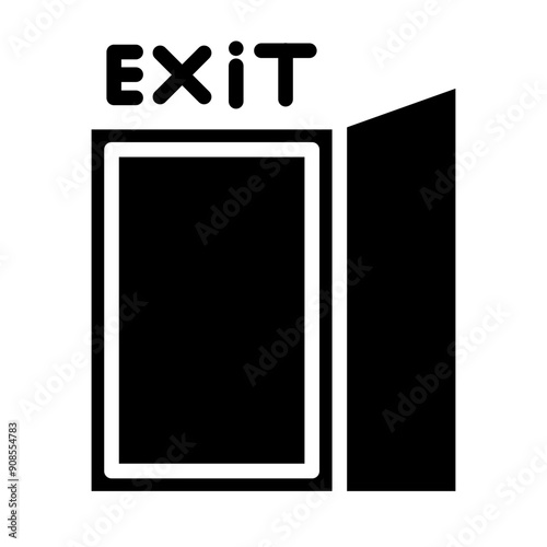 Election Exit Poll Vector Glyph Icon Design