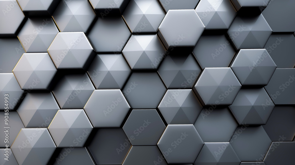 Hexagon abstract background. geometric motif with sleek hexagonal shapes arranged in a stylish pattern Hexagon abstract background. geometric motif with sleek hexagonal shapes arranged in a stylish pattern