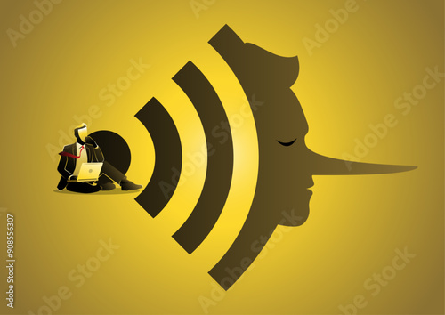 Thieves using laptops spread fake news using wifi networks