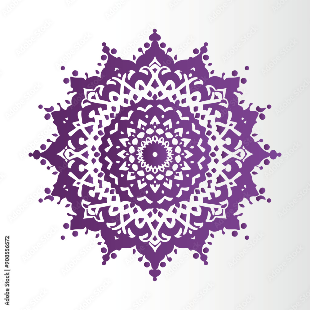 Ornamental mandala pattern