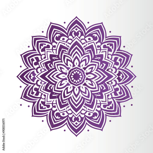 Ornamental mandala pattern