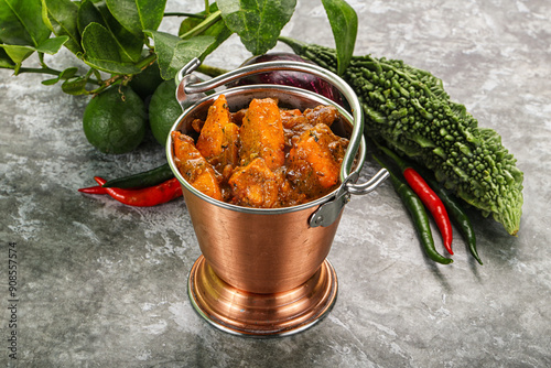 Tapety artystyczne Indian cuisine - homemade mutter paneer