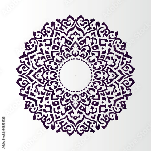 Ornamental mandala pattern