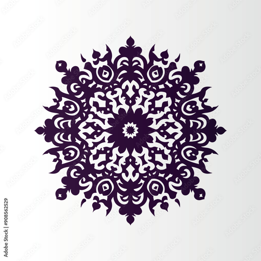 Ornamental mandala pattern Ornamental mandala pattern