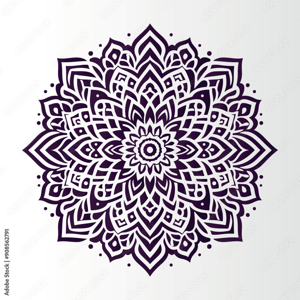 Ornamental mandala pattern Ornamental mandala pattern