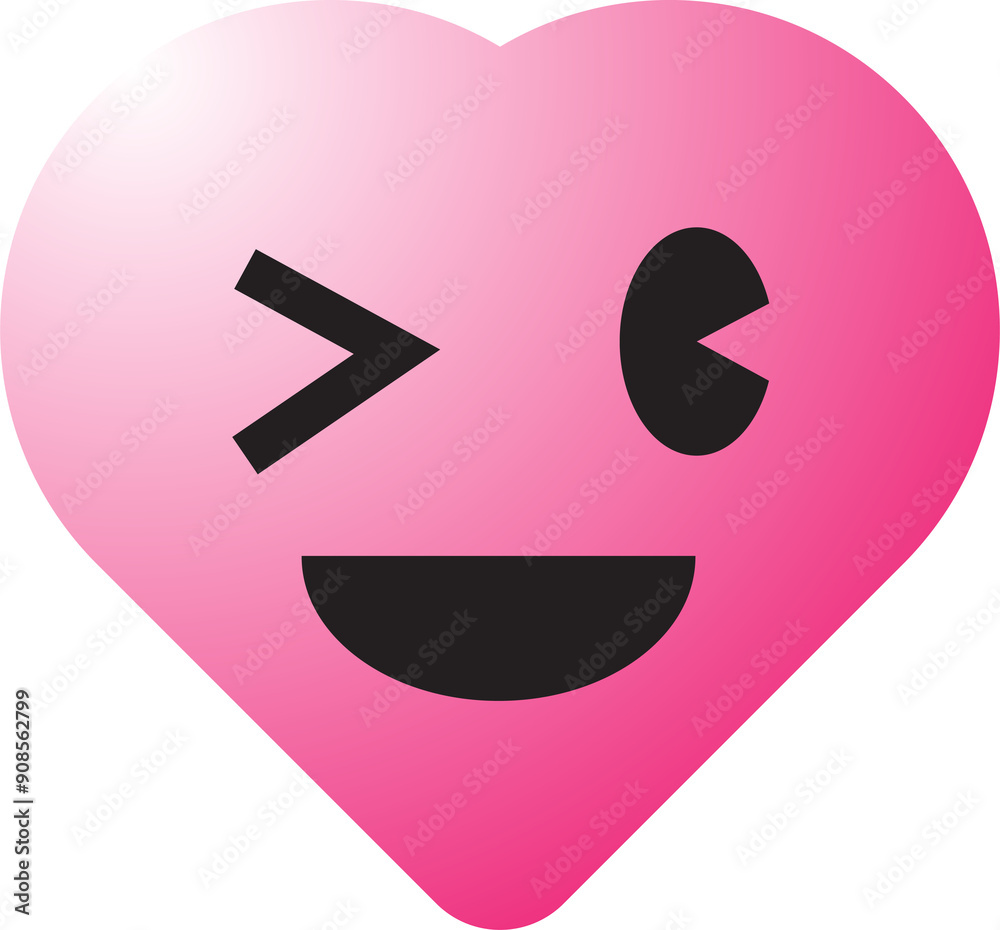 Hearth emotion icons for love or valentine concept Hearth emotion icons for love or valentine concept