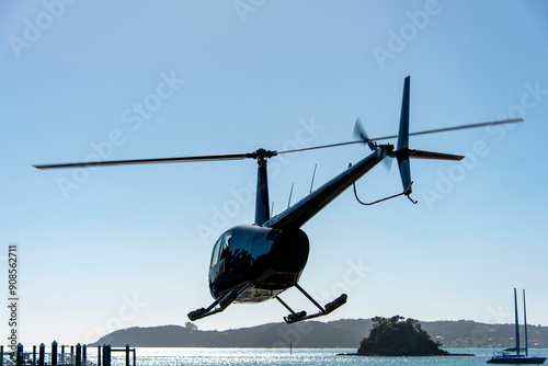Cuadro en lienzo The Touristic Four-Seat Light Helicopter