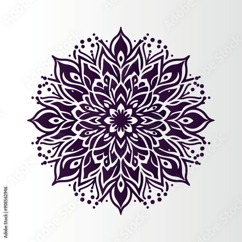 Ornamental mandala pattern