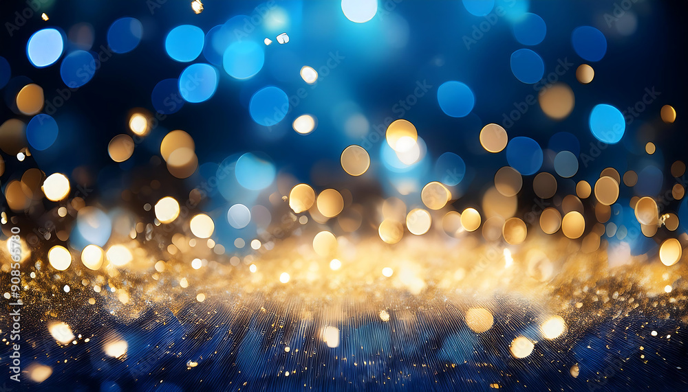 Blue and gold Abstract background and bokeh on New Year's Eve- A festive abstract backgroun_1(31) Blue and gold Abstract background and bokeh on New Year's Eve- A festive abstract backgroun_1(31)