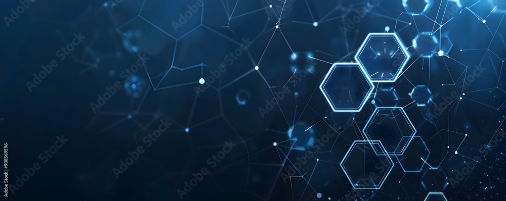 hexagon technology background hexagon technology background