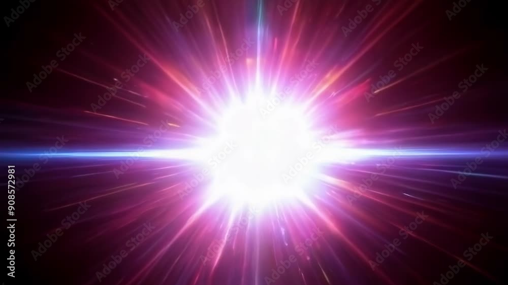 A captivating visual of a bright star shining in the universe, creating a vibrant and dynamic atmosphere