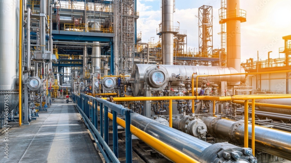Industrial Refinery Complex