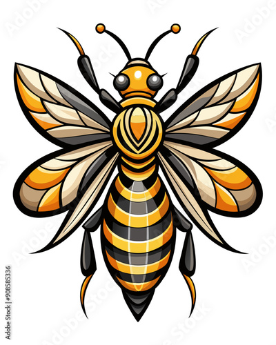 bee vector colorful t-shirt design,bee transparent background printable svg design