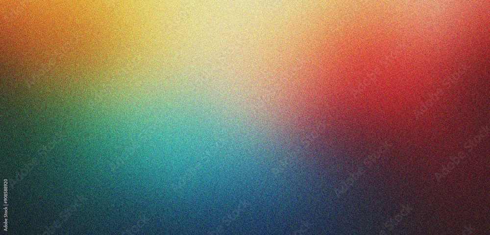 Fototapeta premium red, blue and red gradient background design with noise texture effect, for art product design and social media, Banner poster header design.