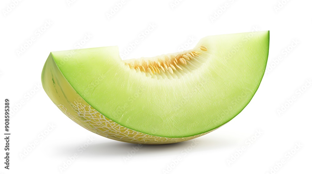 Cantaloupe Slice with Seeds Cantaloupe Slice with Seeds