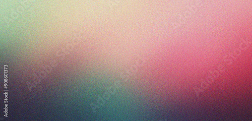 green and pink gradient background design with noise texture effect, for art product design and social media, Banner poster header design.