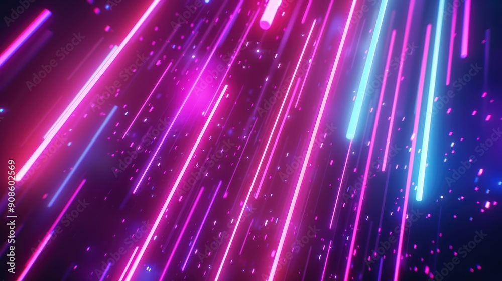 Abstract purple stripes neon light background sparkling Abstract purple stripes neon light background sparkling