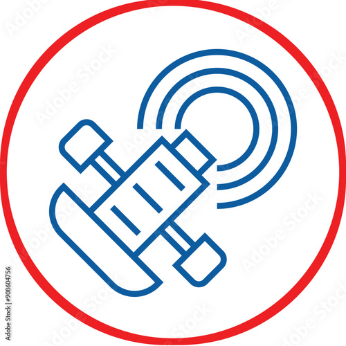 Space Docking Icon Design