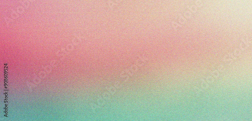 pink and green gradient background design with grainy noise texture effect, web banner design, product design and social media, Banner poster header design.