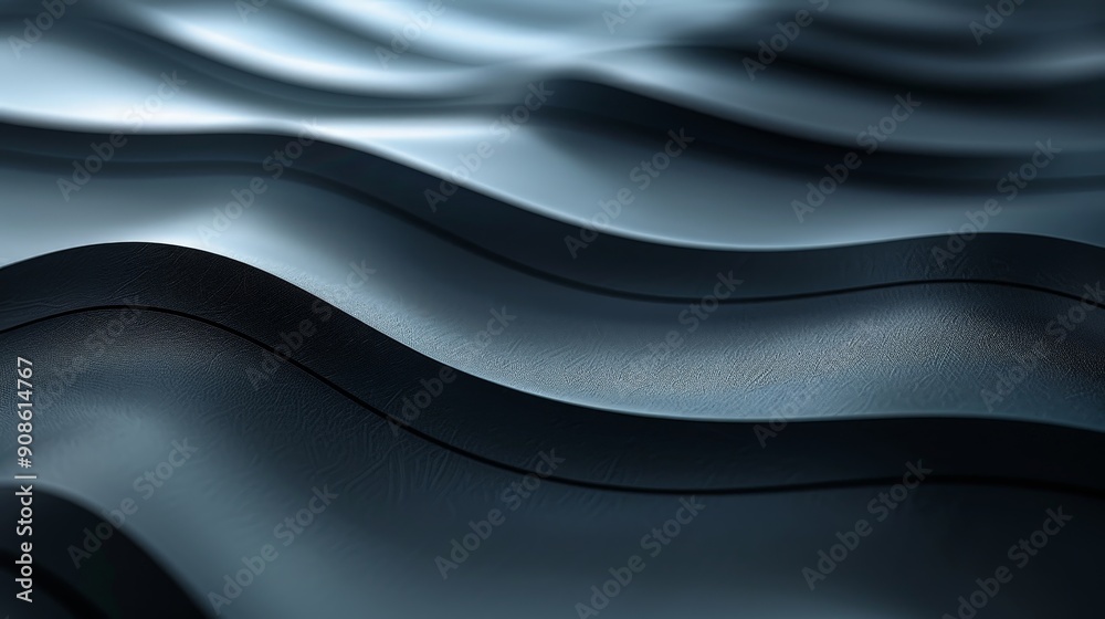 A minimalist wave pattern in shades of gray A minimalist wave pattern in shades of gray