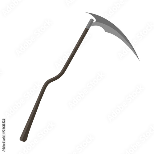 death scythe flat vector illustration