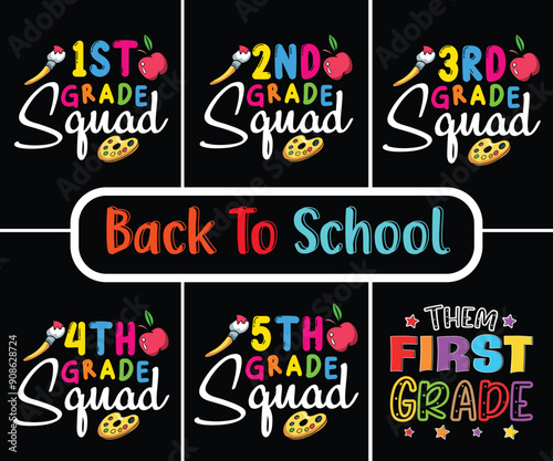 Back to School SVG Bundle, Back to School SVG Bundle, School SVG, School Quotes SVG, School Shirt SVG, Teacher Shirt SVG
