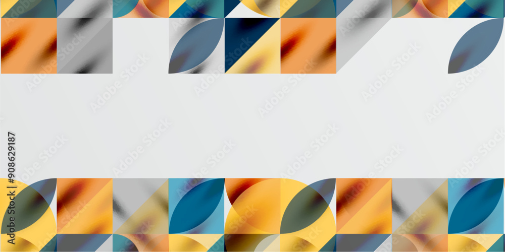 Triangles, round triangles and circles techno art. Vector Illustration For Wallpaper, Banner, Background, Card, Book Illustration, landing page Triangles, round triangles and circles techno art. Vector Illustration For Wallpaper, Banner, Background, Card, Book Illustration, landing page