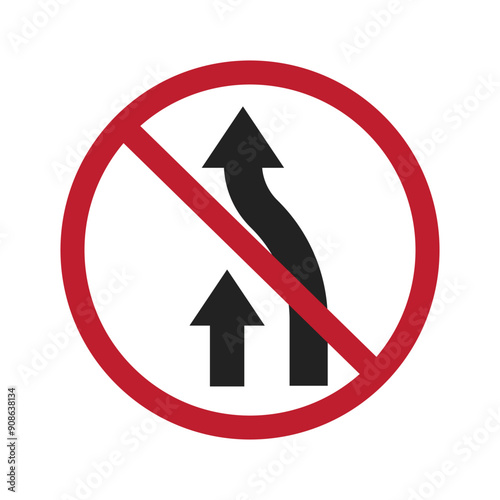 Isolated traffic sign overtaking, speeding is not allowed, safery roadsign