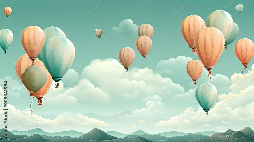 Obraz premium Happy Birthday Wallpaper for Surprise Wish with Blank Space for Text or Caption for Wish