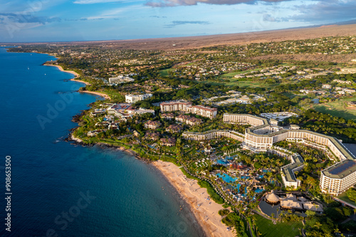 Hotels Along Wailea Beach , Maui, Hawai'i