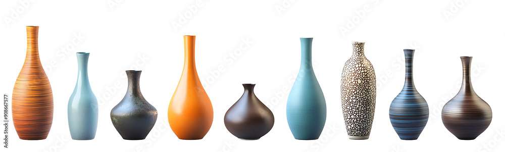 Set of Modern Decorative Ceramic Designer Vases Set of Modern Decorative Ceramic Designer Vases