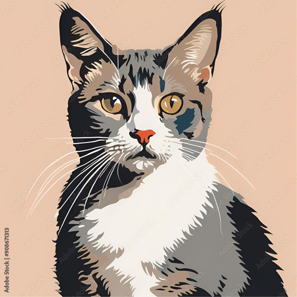 illustration of a cat illustration of a cat