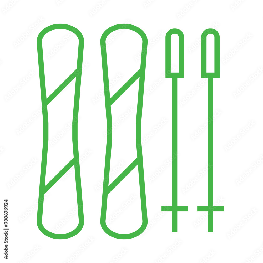 Ski Icon Design Ski Icon Design