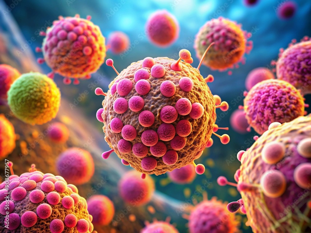 Breast cancer cells are rogue cells that multiply uncontrollably in breast tissue. If left unchecked, they can spread to other parts of the body, causing serious health issues. without any text