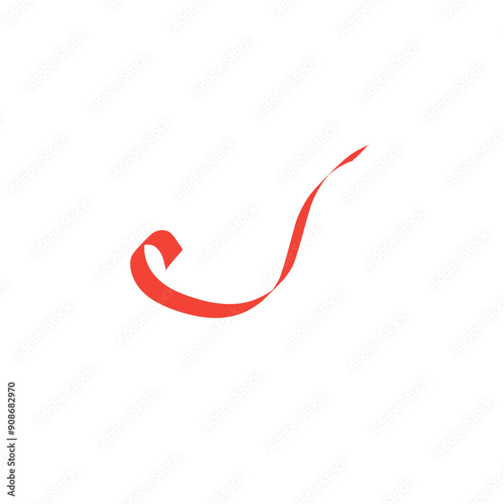 red ribbon vector element red ribbon vector element