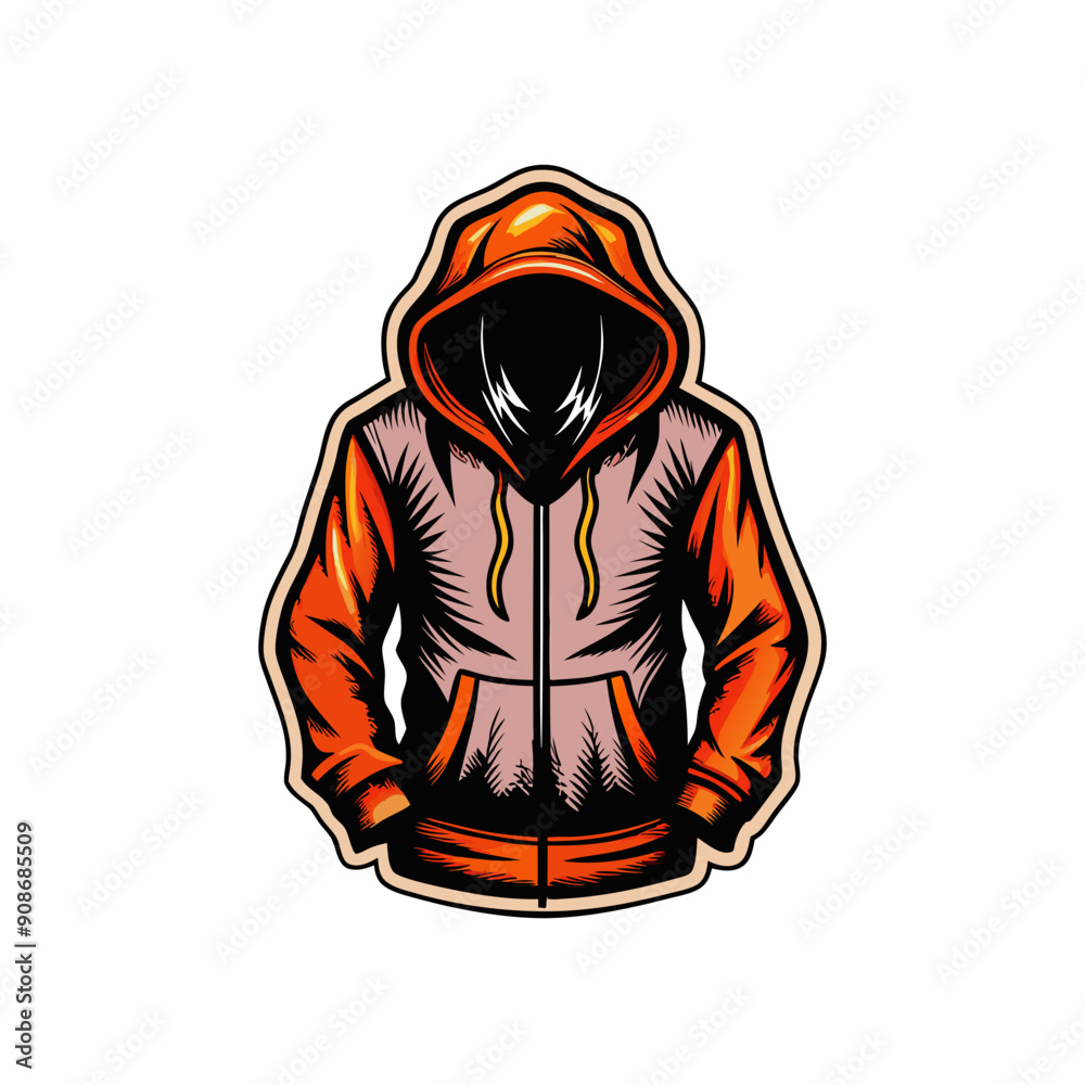 A close-up image of a dark gray hoodie on a white background. A close-up image of a dark gray hoodie on a white background.