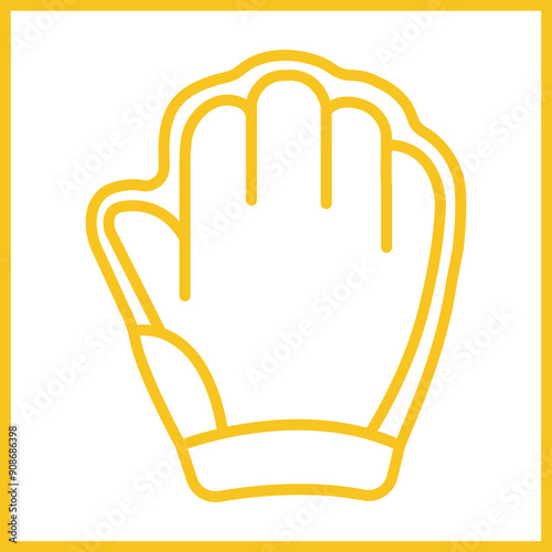 Baseball Glove Icon Design