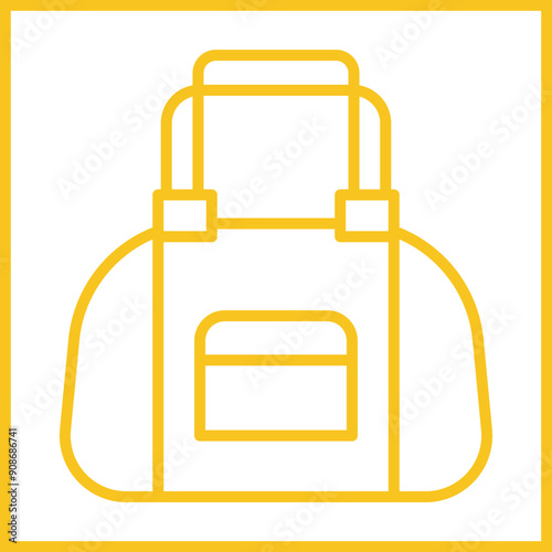 Sports Bag Icon Design