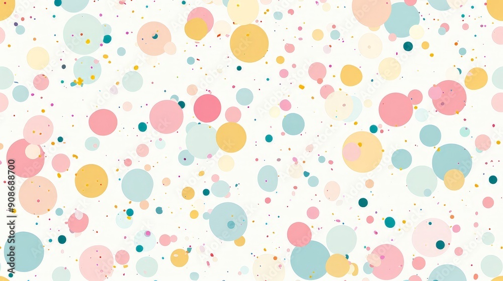 Confetti pattern in pastel colors Confetti pattern in pastel colors