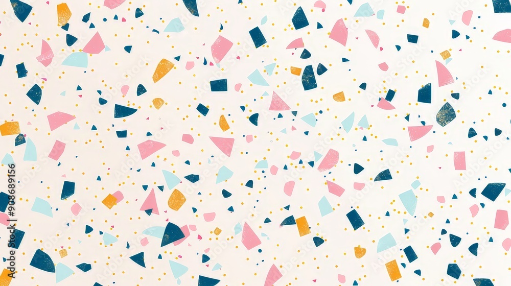 Confetti pattern in pastel colors Confetti pattern in pastel colors