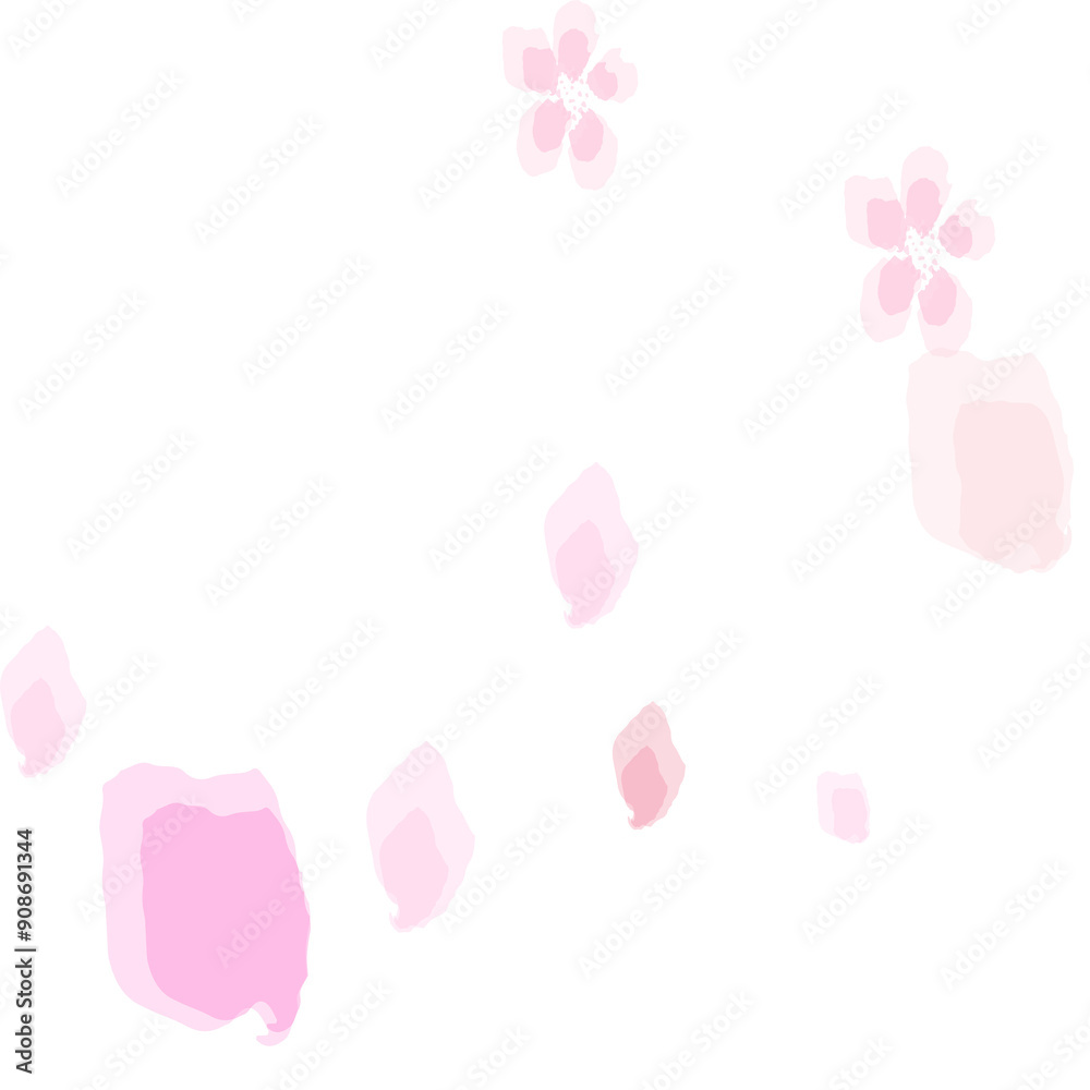 Petals Stock Image with blur effect Petals Stock Image with blur effect