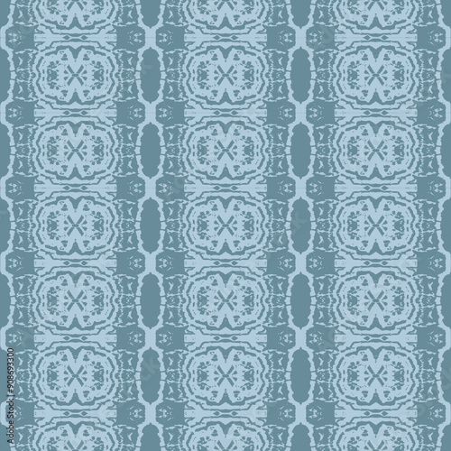 Old wallpaper on the wall.