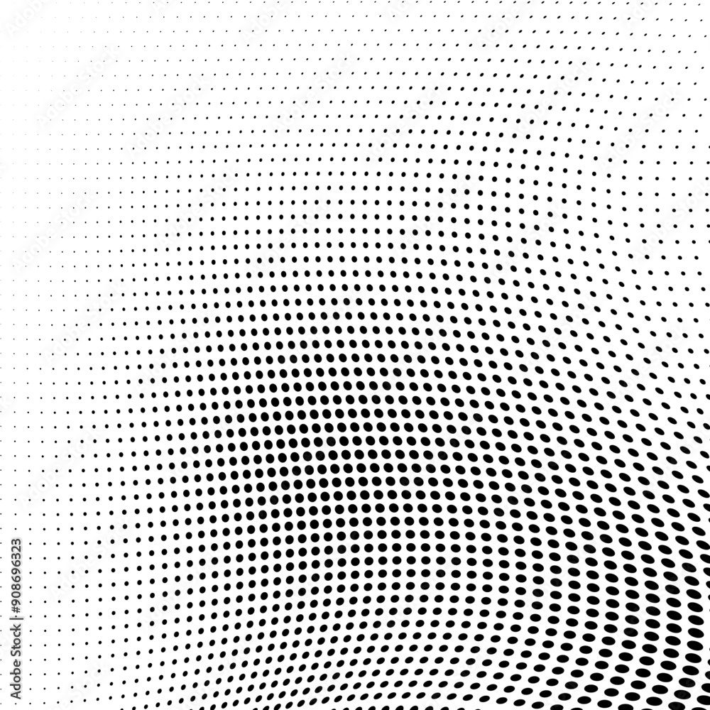 Abstract halftone wave dotted background. Futuristic twisted grunge pattern, dot, circles. Vector modern optical pop art texture for posters, business cards, cover, labels mock-up, stickers layout Abstract halftone wave dotted background. Futuristic twisted grunge pattern, dot, circles. Vector modern optical pop art texture for posters, business cards, cover, labels mock-up, stickers layout