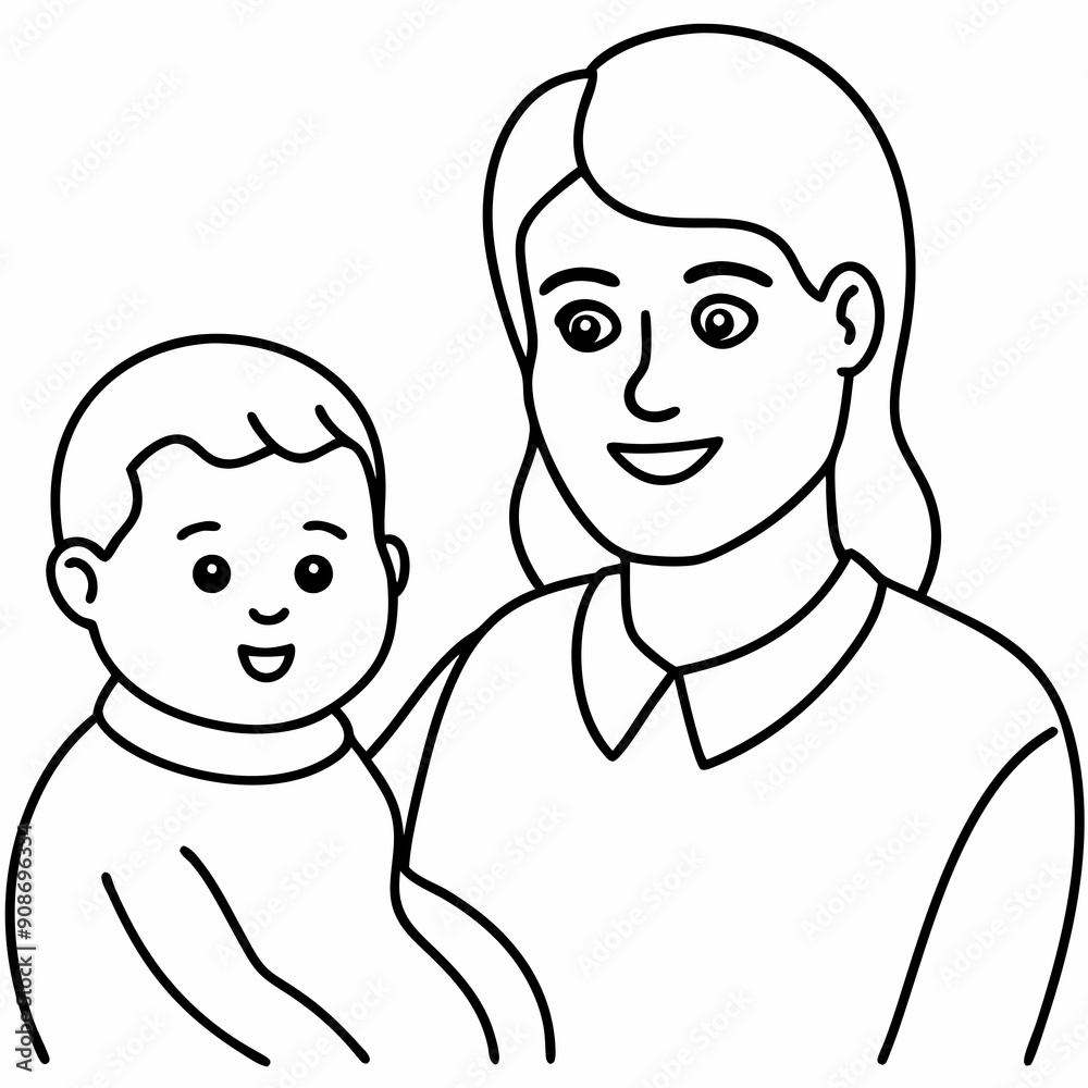 father and child vector art design father and child vector art design