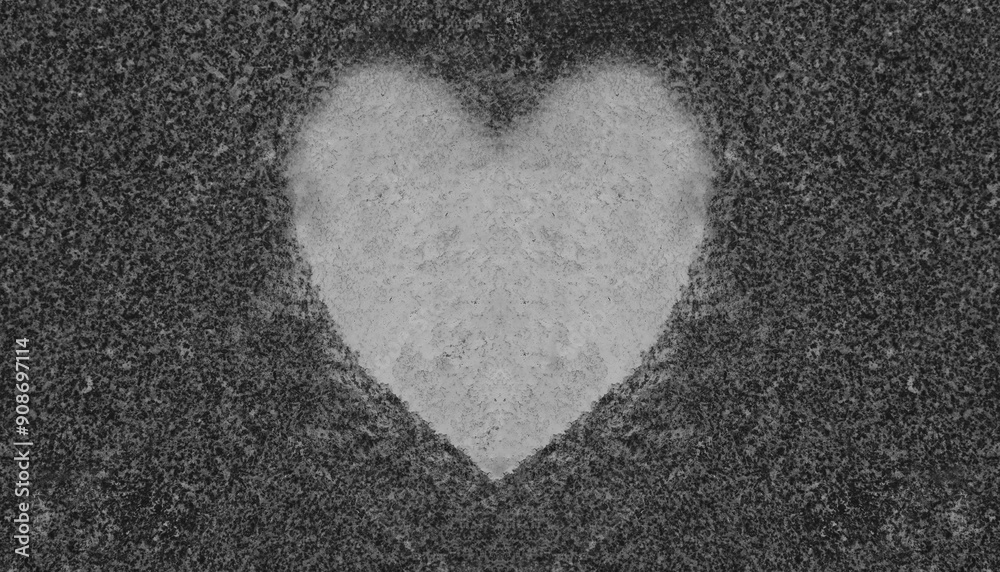 white love heart spray painted on a wall gray stone background. one grey heart painted on fence backdrop. Happy Valentines day. 14th february. white love heart spray painted on a wall gray stone background. one grey heart painted on fence backdrop. Happy Valentines day. 14th february.