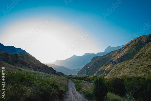 landscape in the mountains